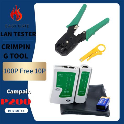 lan tester lazada|EAST GATE LAN TESTER WITH CRIMPING TOOL .
